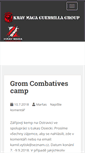 Mobile Screenshot of kravmaga-fight.cz