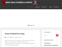 Tablet Screenshot of kravmaga-fight.cz